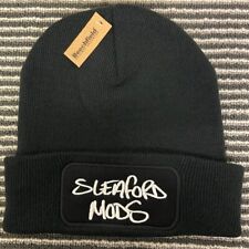 Sleaford Mods Embroidered Style Beanie hat, Black, BNWT, OSFA