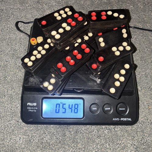 Vintage bakelite tested domino - bakelite,