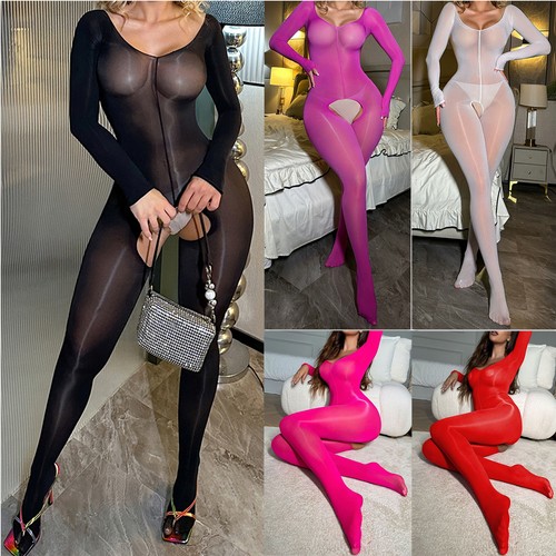 Sexy translucent bodysuit open - sexy,