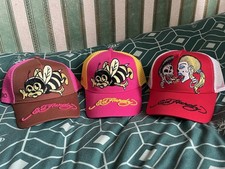 ED Hardy Trucker Hat / Cap x3