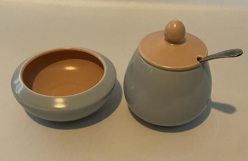 Vintage poole twintone peach - twintone,