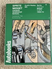 Austin Healey Sprite, MG Midget 1958-74 Autobook Workshop Manual. Like Haynes
