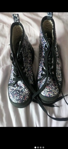 Girls purple and black - and, floral