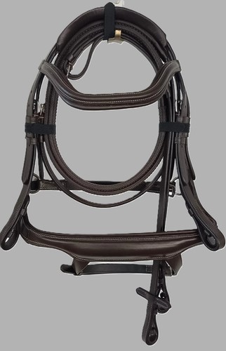 Leather anatomical snaffle - leather,