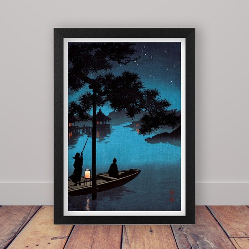 Framed koho shoda biwa - framed,