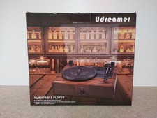 UDREAMER UD001 Vinyl Record Player Turntable with Built-in Speakers 