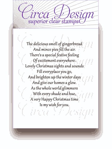 Clear unmounted christmas - clear,