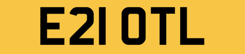Cherished number plate - number,