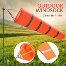80CM Airport Aviation Windsock Rip-stop Outdoor Wind Sock Measurement Bag UK