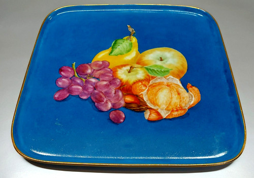 Vintage hand painted plate - vintage, –