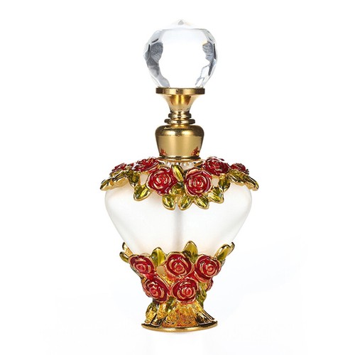 Crystal glass perfume bottle - crystal,