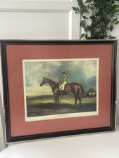 Thoroughbred Racing Horse Print Equestrian Art Victorian Antique Gallery Wall