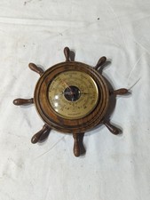 Vintage Baromaster Ships Wheel