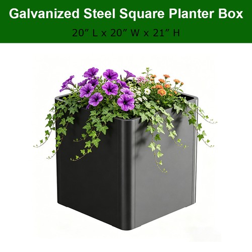 Lx20 wx21 metal square - 20"lx20"wx21"h,