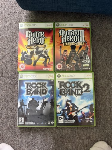 Guitar hero rockband bundle - guitar,