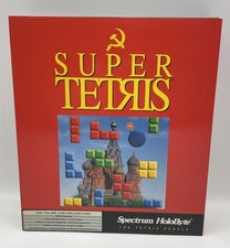 ???? Super Tetris Game Amiga Big Box Complete Rare ????
