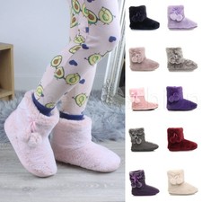 WOMENS LADIES COSY POM POM