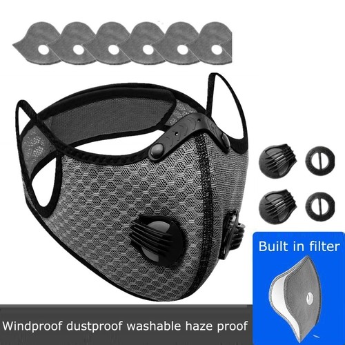 Sports face mask with filter - sports,