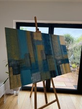 Abstract Painting On Canvas