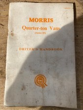 Drivers  handbook Morris