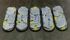 Bike resin bases x5 Rock Slate