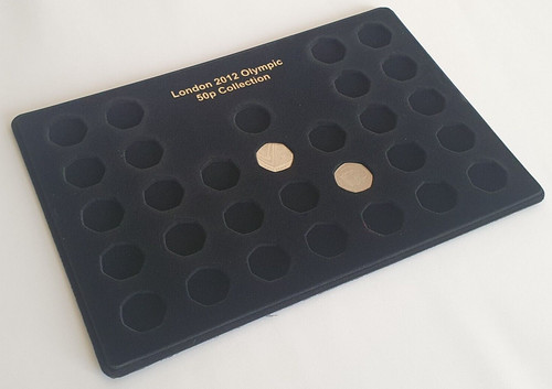 Coin tray 50p - tray,