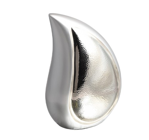 Large aluminium cremation urn - large,
