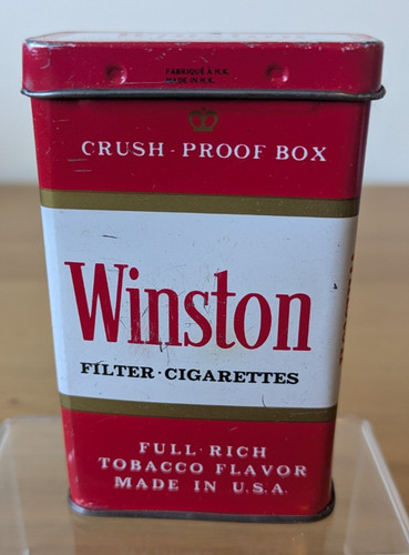 Vintage winston cigarette - winston, cigarette's