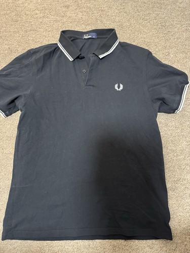 Fred perry black tipped polo - fred,