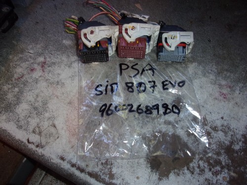 Psa sid807evo ecu - sid807evo, connectors