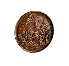 1911  GEORGE V & QUEEN MARY CORONATION MEDALLION SUPERB MINT STATE EXAMPLE