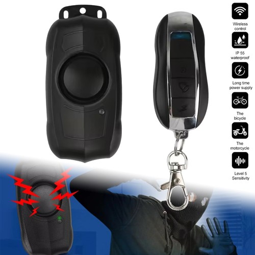 Loud 125db wireless bike alarm - loud,
