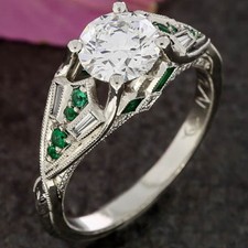 3.00 Ct Round Cut Diamond Art