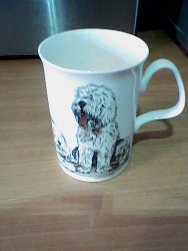 Dog mug old english sheepdog - mug,