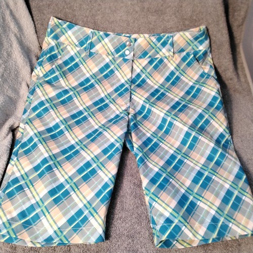 Blue bermuda shorts - blue, womens