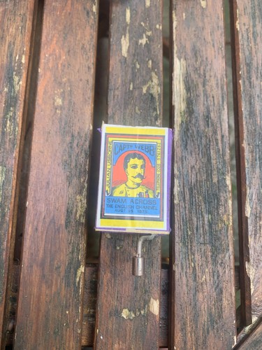 Captain webb novelty - webb, matchbox