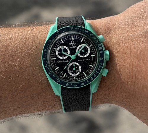 Rubber strap for - strap, omega