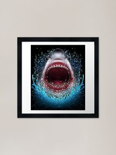 Great White Shark Framed Art