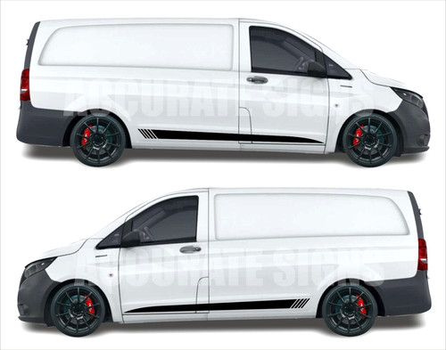 Stickers for swb mercedes vito - for,