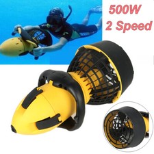 500W Electric Underwater Scooter 30M Dual Sea Snorkeling Propeller Sport Diving