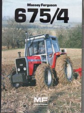 1983 Massey Ferguson "675/4" Tractor Brochure Leaflet