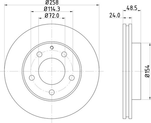 Mintex discs front fits - 2x,