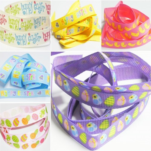 Easter ribbon grosgrain - easter,