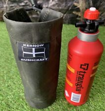 Wax Canvas Bag For Your TRANGIA 500ml FUEL BOTTLE,DARK OLIVE,Bag Only For Sale