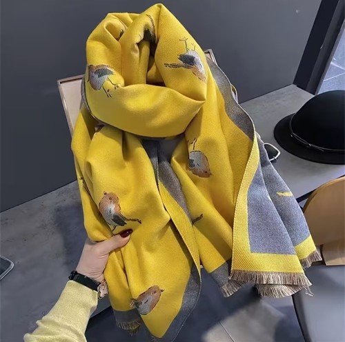 Winter yellow grey - winter, yellow/grey