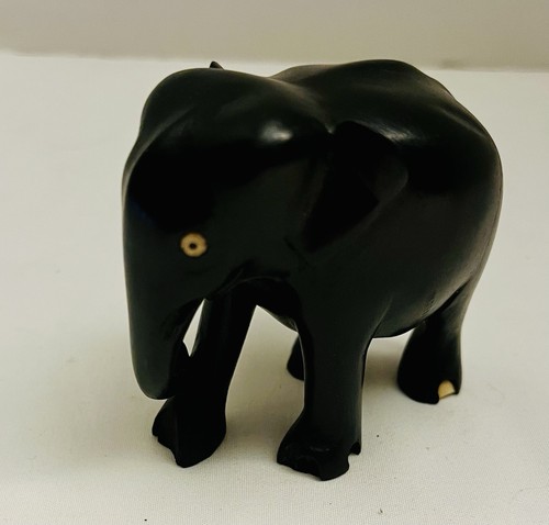 Vintage ebony elephant - vintage,