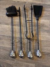 Fireplace Tool Set Skull