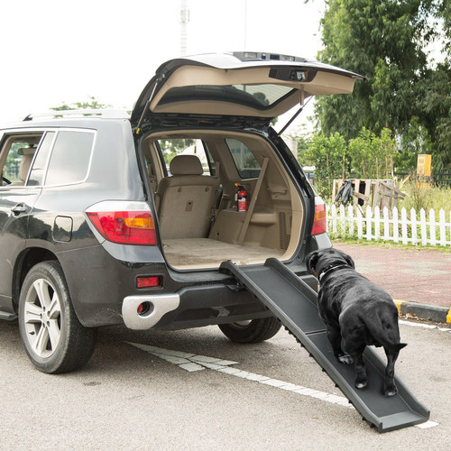 Foldable dog car - foldable, ramp