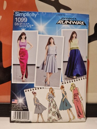 Simplicity 1099 project runway - project,