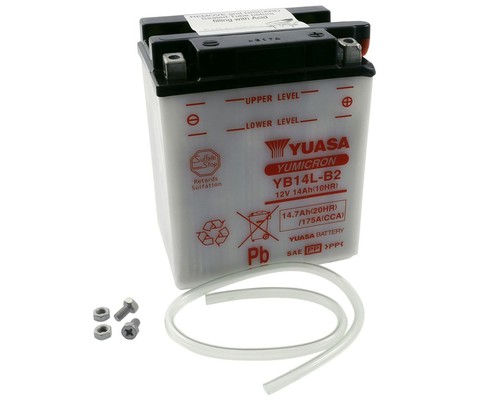 Battery yuasa yb14l - yuasa, yb14l-b2